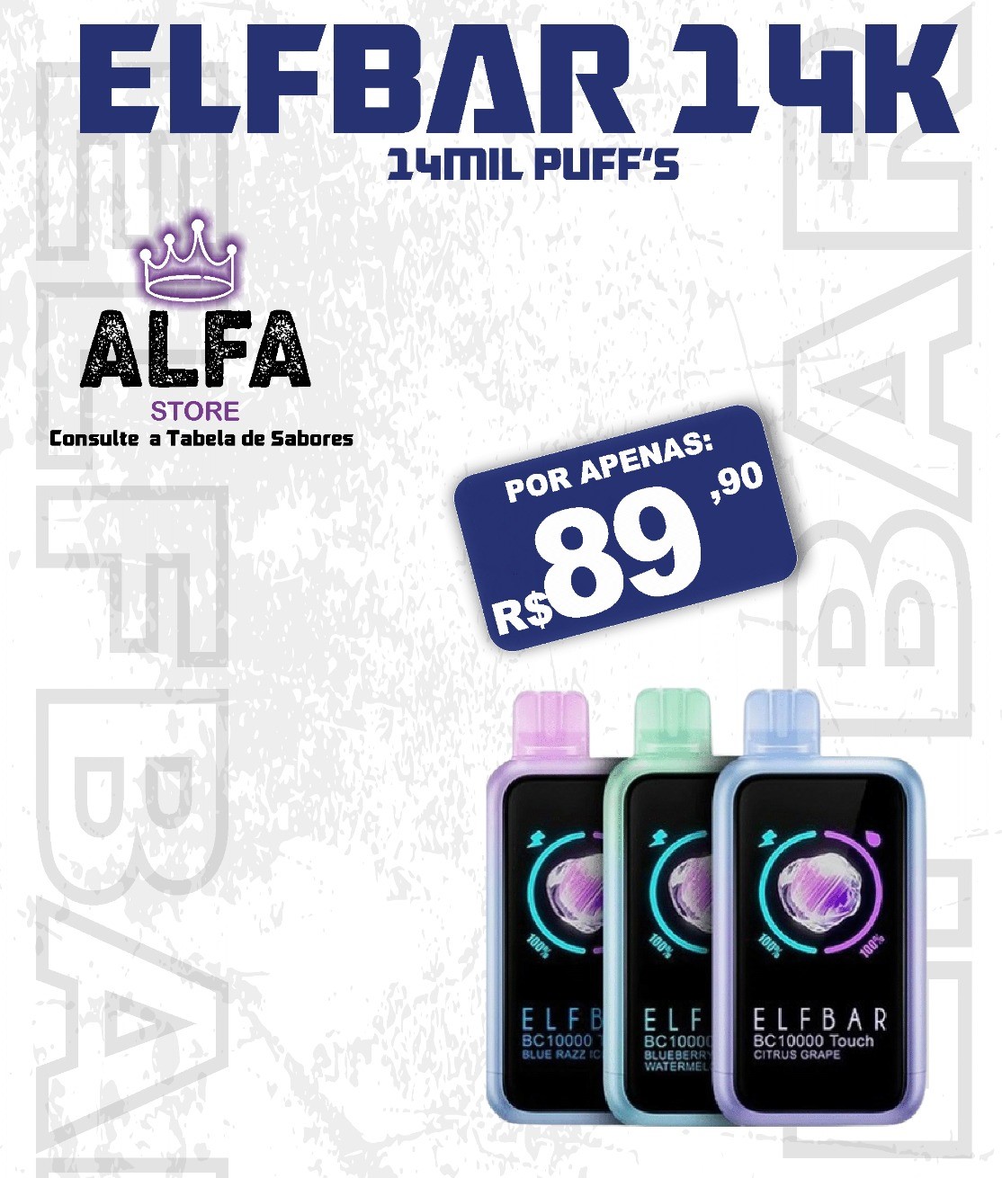 ELF BAR 14K TOUCH SCREEN